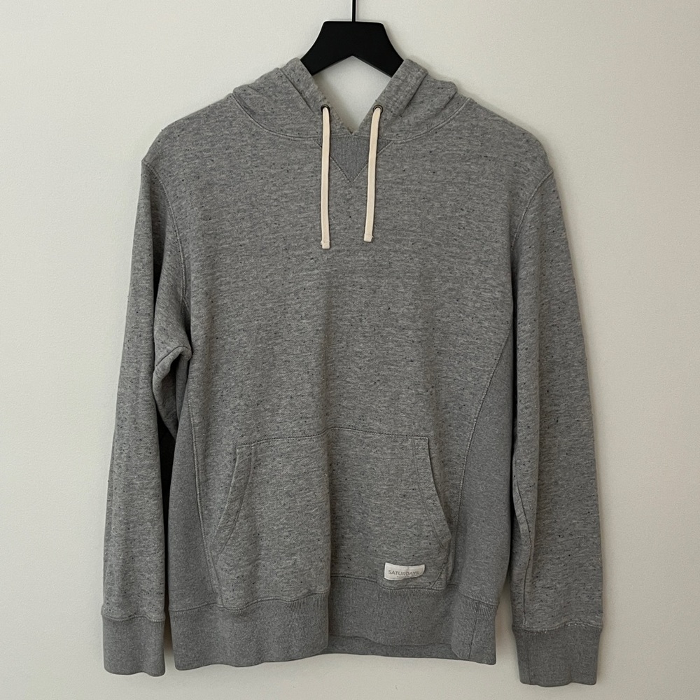 Saturdays grey hoodie, cotton